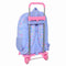 Schoolrugzak met Wielen Benetton Lila Lila 30 x 46 x 14 cm