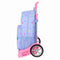 Schoolrugzak met Wielen Benetton Lila Lila 30 x 46 x 14 cm
