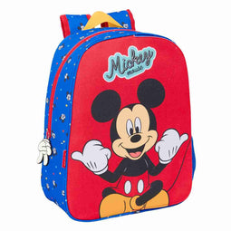 Schoolrugzak Mickey Mouse Clubhouse Good day Blauw 26 x 34 x 11 cm