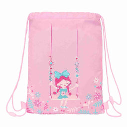 Rugtas met Koordjes Glow Lab Swing Multicolour 26 x 34 x 1 cm