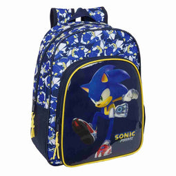 Schoolrugzak Sonic City Blauw 26 x 34 x 11 cm