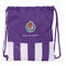 Rugtas met Koordjes Real Valladolid C.F. Wit Paars 35 x 40 x 1 cm