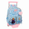 Schoolrugzak met Wielen Frozen Ice magic Blauw 28 x 34 x 10 cm