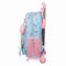 Schoolrugzak met Wielen Frozen Ice magic Blauw 28 x 34 x 10 cm