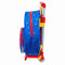 Schoolrugzak met Wielen Mickey Mouse Clubhouse Good day Blauw 28 x 34 x 10 cm