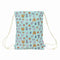 Rugtas met Koordjes Blauw 26 x 34 x 1 cm