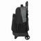 Schoolrugzak met Wielen BlackFit8 Old school Zwart Grijs 33 x 45 x 22 cm