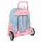 Schoolrugzak met Wielen Frozen Ice magic Blauw 33 x 42 x 14 cm