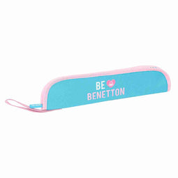 Etui Benetton Unique Roze Turkoois 37 x 8 x 2 cm