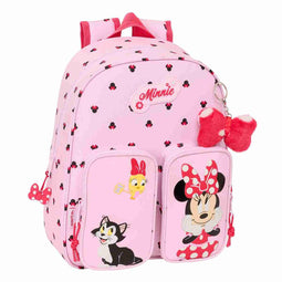 Schoolrugzak Minnie Mouse Naive Roze 28 x 34 x 10 cm