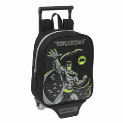 Schoolrugzak met Wielen Batman Game over Zwart 22 x 27 x 10 cm