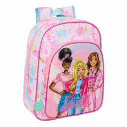 Schoolrugzak Barbie Painterly Roze Hemelsblauw 26 x 34 x 11 cm