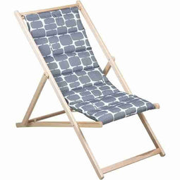 Gewatteerde ligstoel - PRIVÉ-TUIN - FUTURIST - Mastiek - F100