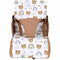 Draagbare stoelverhoger - TINEO - 30 x 28 x 13 cm - Ultra Compact - Kameel / Beren