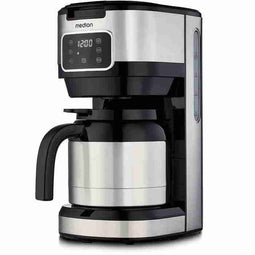 Digitaal geïsoleerd filterkoffiezetapparaat - MEDION - 900W - 1,2L - Zilver