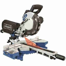 SCHEPPACH 216 mm HM81LXU Elektrische verstekzaag - 2000 W - Met laser, LED en 2 steunverlengingen