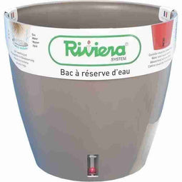 RIVIERA Waterreservebak - Rond - Ø 36 x H 33 cm - Taupe