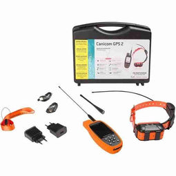 Complete GPS tracker set - NUM'AXES - CANICOM GPS 2 - Zwart / Oranje