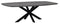 DTP Home Dining table Vito Danish oval 225 PEPPER,76x225x105 cm, mortex