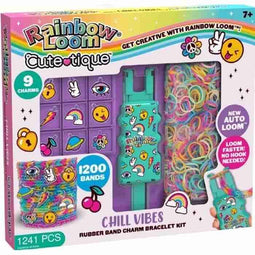 Automatische set voor het maken van elastieken armbanden - BANDAI - Rainbow Loom Cute Tique - Bev...