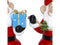 Timstor - Santa 2 ass poly kerstdeco