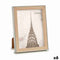 Fotolijsten GiftDecor WPC1920MS-3 Bruin Zilverkleurig Natuurlijk Glas Polypropyleen (6 Stuks)