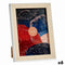 Fotolijsten GiftDecor WPC1920MG-2-WH Wit Bruin Natuurlijk Glas Polypropyleen (6 Stuks)
