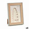 Fotolijsten GiftDecor WPC1920MS-1 Bruin Zilverkleurig Natuurlijk Glas Polypropyleen (6 Stuks)