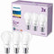 LED-lamp - PHILIPS - 60 W - B22 - Warm wit - Mat - Niet dimbaar - 3 stuks