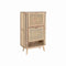 Schoenenrek Home ESPRIT Gouden Natuurlijk Rotan Sparrenhout Tropisch 70 x 29 x 115 cm