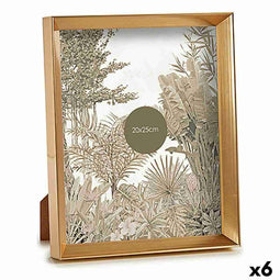 Fotolijsten GiftDecor WPC0235MG-4 Gouden Glas Plastic (6 Stuks)