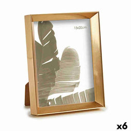 Fotolijsten GiftDecor WPC0235MG-3 Gouden Glas Plastic (6 Stuks)