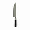 Keukenmes Kinvara KT11-5604S01 Zwart Zilverkleurig Roestvrij staal Plastic 5 x 33,5 x 2,3 cm (12...