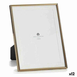 Fotolijsten GiftDecor MS61001-MAT GOLD Gouden Kristal Staal (12 Stuks)