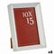Fotolijsten GiftDecor WPC0235MG-1-WH Wit Glas Plastic (6 Stuks)