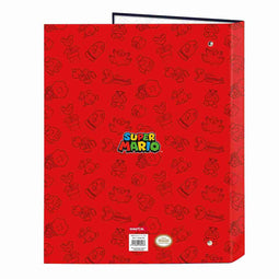 Ringmap Super Mario Trick Rood Donkerblauw A4 26.5 x 33 x 4 cm