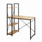 Bureau met plank Max Home Staal Melamine spaanderplaat 100 x 120 x 52 cm