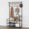 Jassenrek met schap Max Home Staal Melamine spaanderplaat Minimalist 102 x 180 x 40 cm