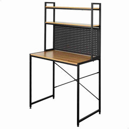 Bureau met planken Max Home Staal Melamine spaanderplaat 84 x 148 x 50 cm