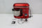 Bourgini Classic Kitchen Chef Keukenmachine - 4.5L Mengkom - Keukenmixer - Keukenrobot - 1300W- Rood