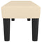 Bankje 100x30x30 cm stof crmekleurig