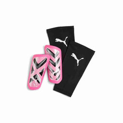 Voetbal Beenbeschermers Puma Ultra Light Sleeve Roze Maat XS