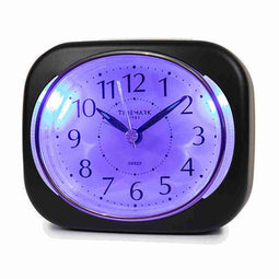 Analoge alarmklok Timemark 10 x 8,5 x 4 cm Zwart Plastic Klassiek