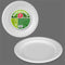 Bordenset Best Products Green Suikerriet Ø 17 cm Wit Biologisch Afbreekbaar Wegwerp 25 Stuks