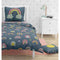 ROUPILLON Regenboog dekbedset - 2 stuks - 140 x 200 - 100% Katoen - Nacht