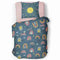 ROUPILLON Regenboog dekbedset - 2 stuks - 140 x 200 - 100% Katoen - Nacht