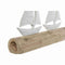 Decoratieve figuren Home ESPRIT Wit Natuurlijk Jacht Mediterrane 62 x 8,5 x 25,5 cm