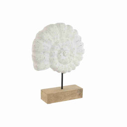 Decoratieve figuren Home ESPRIT Wit Natuurlijk Mediterrane Schelp 29 x 7,5 x 38,5 cm