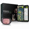 KIPPY - GPS-halsband voor honden en katten - Evo - 38 GR - Waterdicht - Roze bloemblaadje