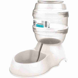 M-PETS waterdispensercilinder - 3500 ml - wit - voor hond